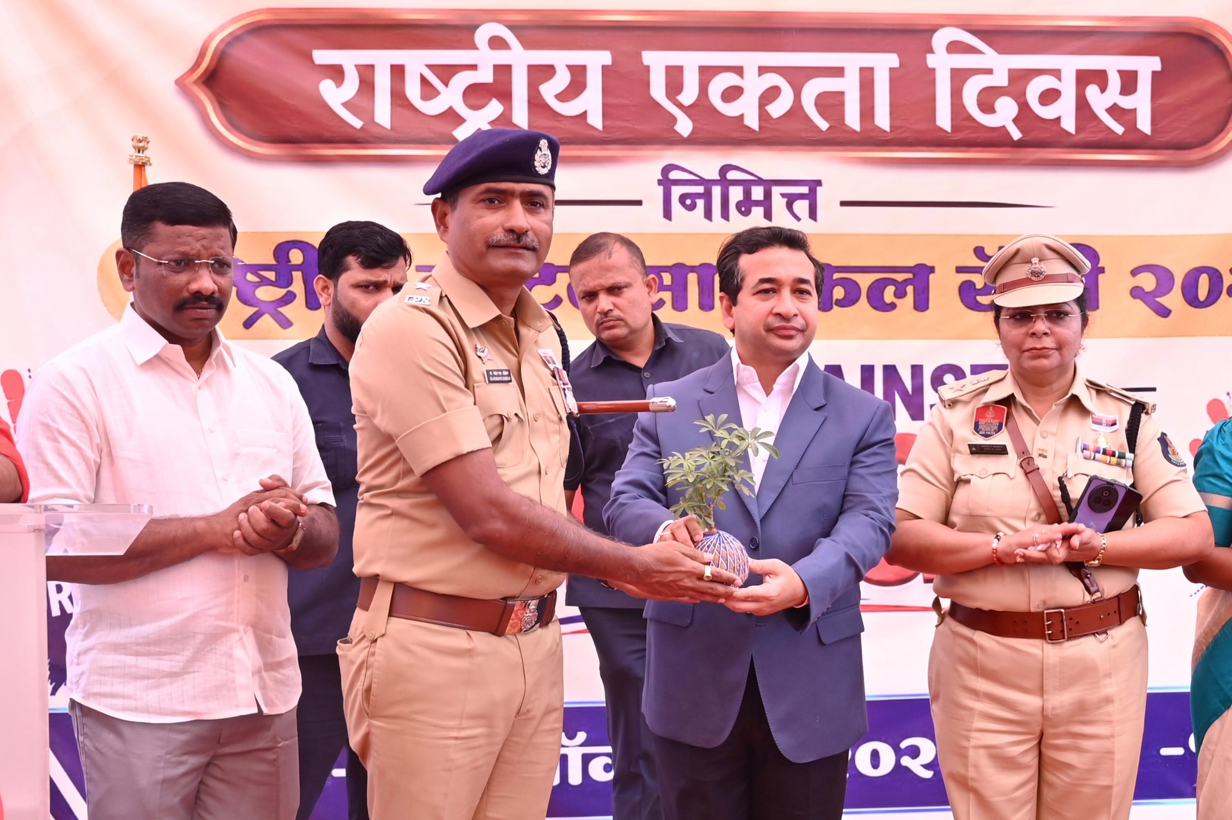 राष्ट्रीय एकता दिवसानिमित्त सिंधुदुर्गात मोटरसायकल रॅलीचे स्वागत