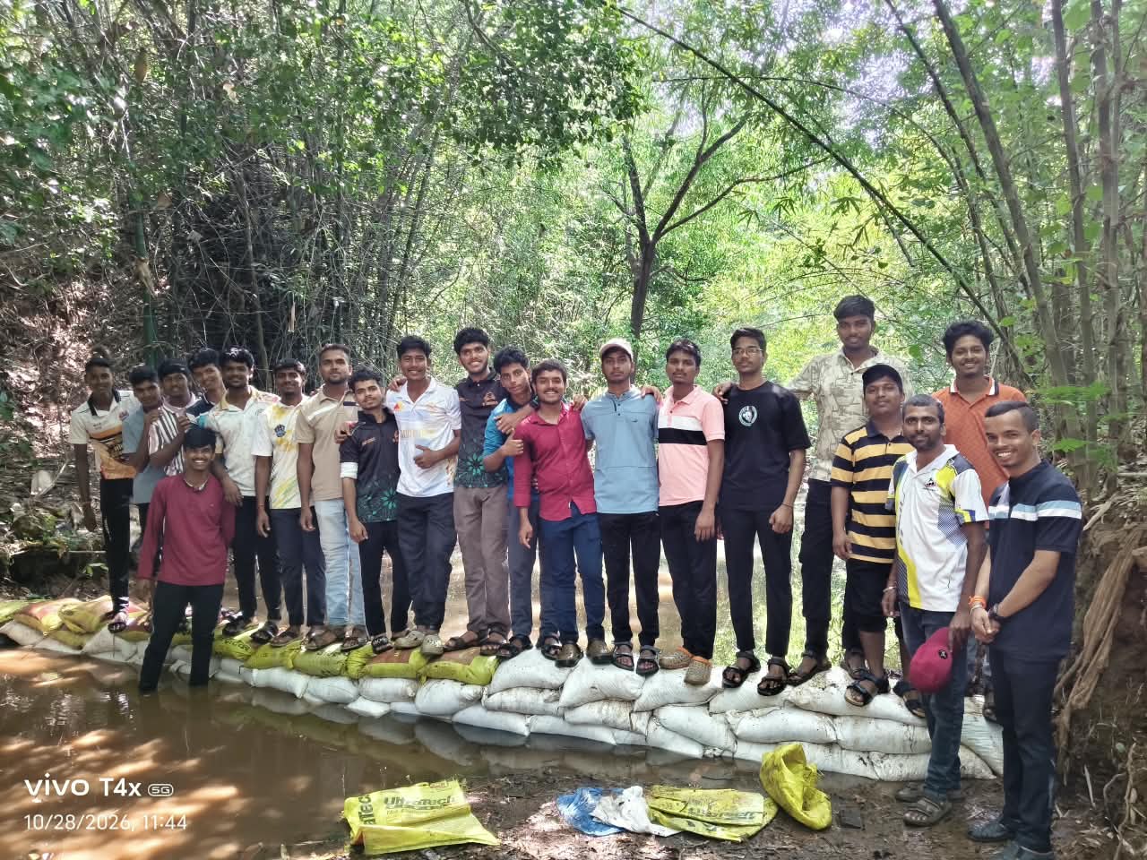 साळिस्तेत दळवी महाविद्यालयाच्या एनएसएस विभातर्फे जलसंवर्धन मोहीम संपन्न